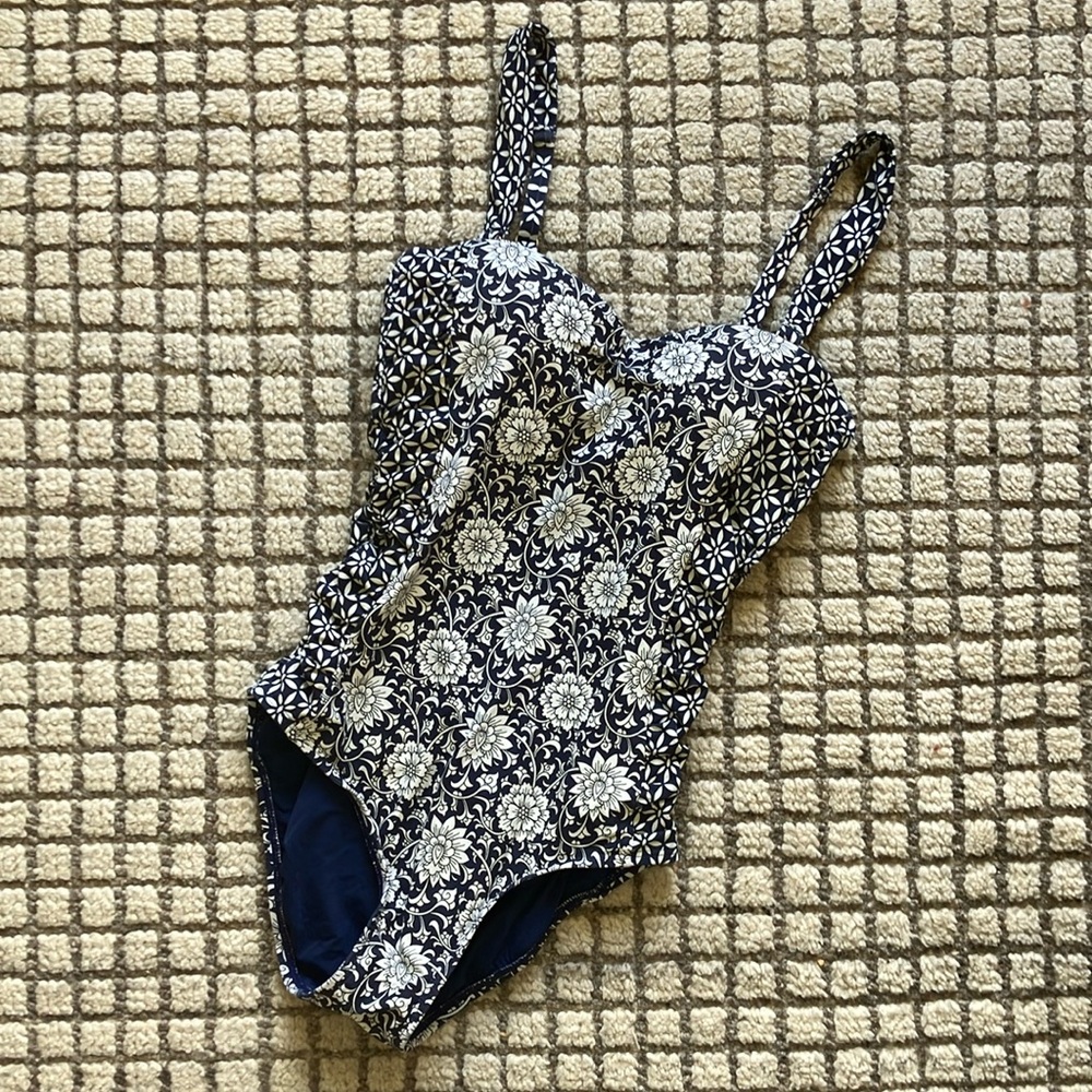 Jantzen Floral Bandeau One Piece
